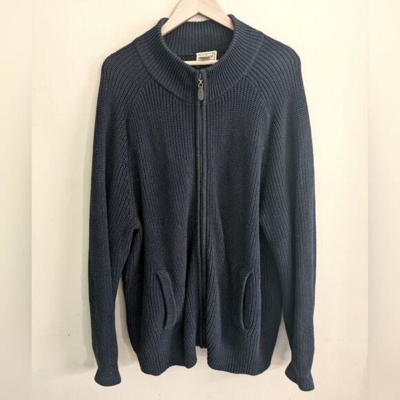 L.L. Bean Other - LL Bean Men's Cardigan Size XL Full-Zip Navy